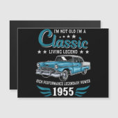  1955 Klassieke auto op de geboorte van legende (Voorkant / Achterkant)