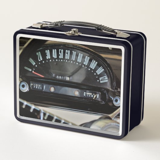 1955 Klassieke Auto Snelheidsmeter (Voorkant)