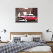 1955 Klassieke autocanvas afdrukken (Insitu (Slaapkamer))