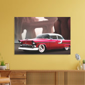 1955 Klassieke autocanvas afdrukken (Insitu (Woonkamer))