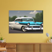 1955 Klassieke autocanvas afdrukken (Insitu (Woonkamer))