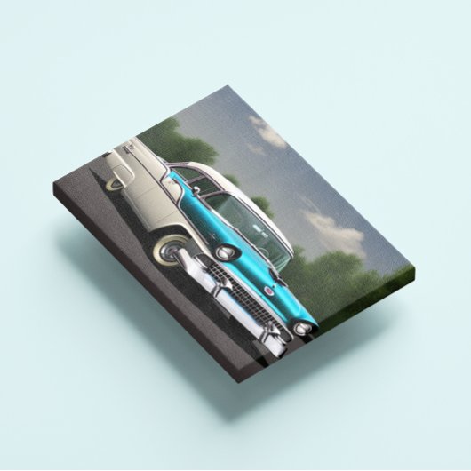 1955 Klassieke autocanvas afdrukken