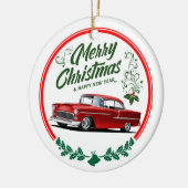 1955 Klassieke Feestdagen keramische siervoorwerpe Keramisch Ornament (Links)