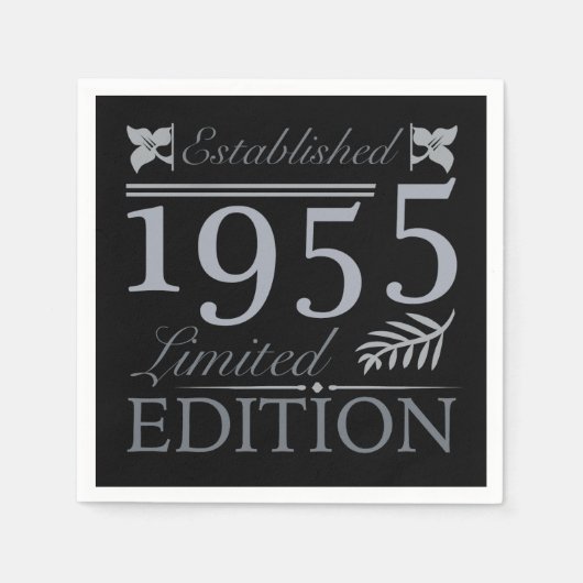 1955 Limited Edition 70e verjaardag Servet (Voorkant)