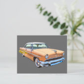 1955 Lincoln Capri Luxury Car Briefkaart (Staand voorkant)