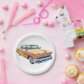 1955 Lincoln Capri Luxury Car Papieren Bordje (Feest)