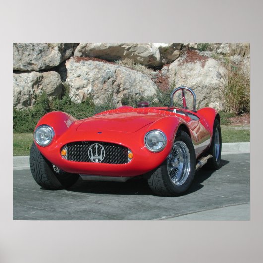 1955 Maserati A6GC5 Roadster Poster (Voorkant)