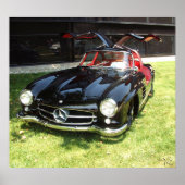 1955 Mercedes Benz 300SL Gullwing Poster (Voorkant)