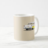 1955 Mok van hoezen - Geel en wit (Voorkant rechts)