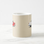 1955 Mok van hoezen - Rood en wit (Center)