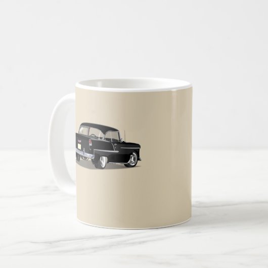 1955 Mok van hoezen - zwart (Voorkant links)