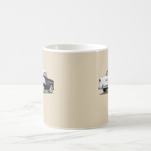 1955 Mok van hoezen - zwart-wit (Center)