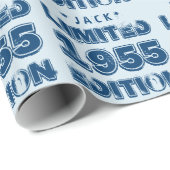 1955 of 1955 YYYYY YYYTHDY Limited Edition 60th V4 Cadeaupapier (Rol Hoek)