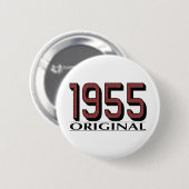 1955 Origineel Ronde Button 5,7 Cm (Voorkant /achterkant)