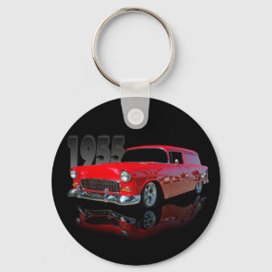 1955-paneelwagen sleutelhanger