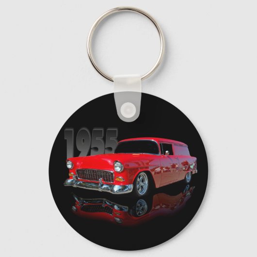 1955-paneelwagen sleutelhanger (Voorkant)