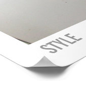 1955  Pontiac Star Chief Hood Ornament Poster (Hoek)