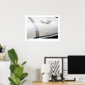 1955  Pontiac Star Chief Hood Ornament Poster (Thuiskantoor)