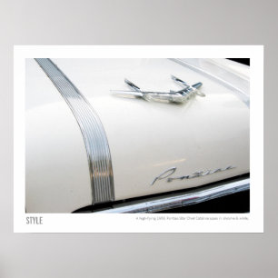 1955  Pontiac Star Chief Hood Ornament Poster