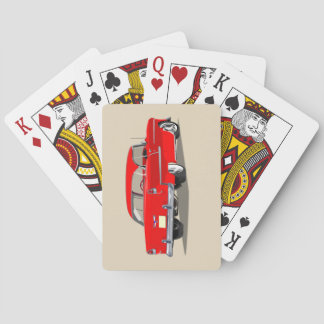 1955 Spelkaarten rood Pokerkaarten