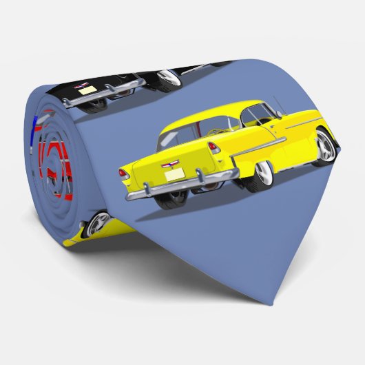 1955 Stropdas in doos vast (Opgerold)