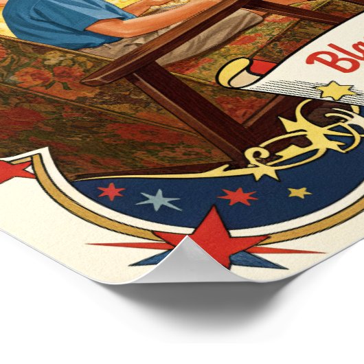 1955  televisie Adverteren Poster (Hoek)