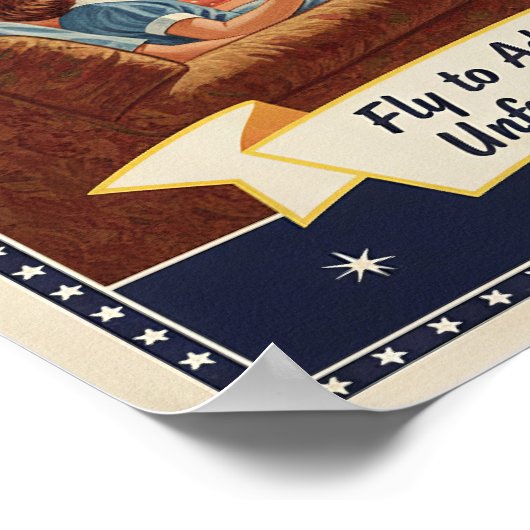 1955  televisie Adverteren Poster (Hoek)