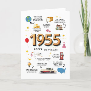 1955 Verjaardag Kaart Printable