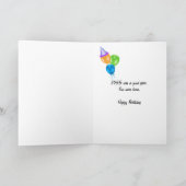 1955 Verjaardag Leuke Feiten Kaart (Binnen)