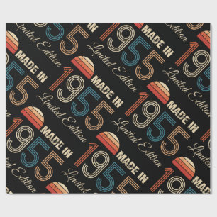 1955 Vintage 70ste verjaardag Cadeaupapier