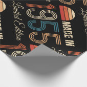 1955 Vintage 70ste verjaardag Cadeaupapier (Hoek)