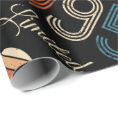 1955 Vintage 70ste verjaardag Cadeaupapier (Rol Hoek)