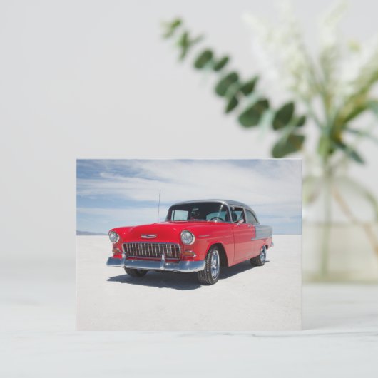 1955 warme walsdraad , straatstaafje , " tri vijf  briefkaart (Staand voorkant)