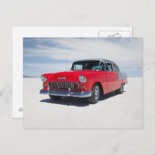 1955 warme walsdraad , straatstaafje , " tri vijf  briefkaart (Voorkant / Achterkant)