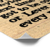 1955 waspoeder en verdraaid schuim poster (Hoek)