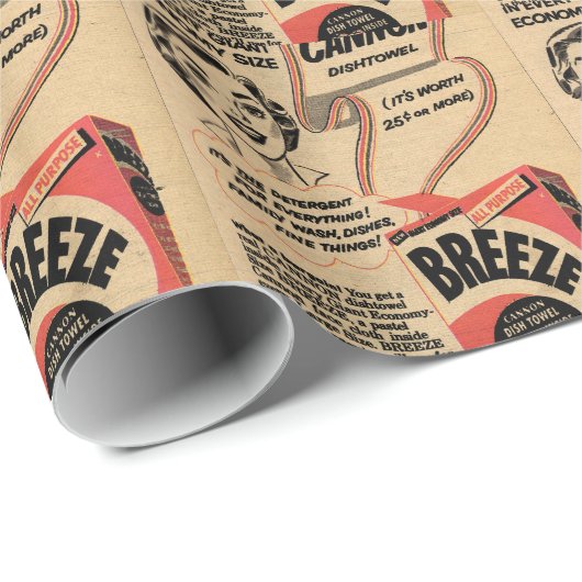 1955 waspoeder omkeren cadeaupapier (Rol Hoek)