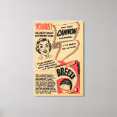 1955 waspoeder omkeren canvas afdruk (Voorkant)