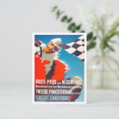 1955  wedstrijd Zandvoort Grand Prix Briefkaart (Staand voorkant)