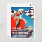 1955  wedstrijd Zandvoort Grand Prix Briefkaart (Voorkant / Achterkant)