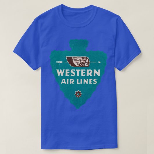 1955 Westerne luchtvaartmaatschappijen T-shirt (Design voorkant)