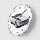 1955 witte converteerbare klok (Hoek)