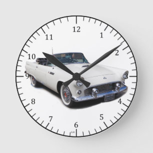 1955 witte converteerbare klok