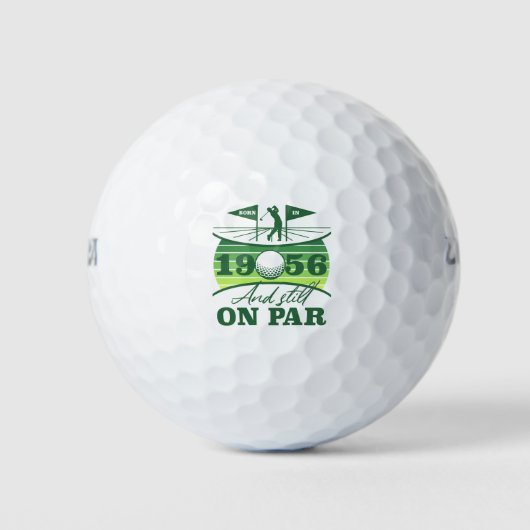 1956 70e verjaardag golfliefhebbers golfballen (Voorkant)