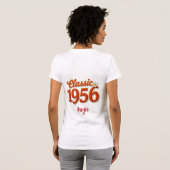 1956 70th Birthday Personalized T-Shirt (Achterkant volledig)