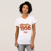 1956 70th Birthday Personalized T-Shirt (Voorkant volledig)