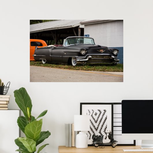 1956 Aangepaste Cadillac Poster (Thuiskantoor)