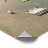 1956 Ad Florida Vacatie. Daytona Beach Scene Poster (Hoek)