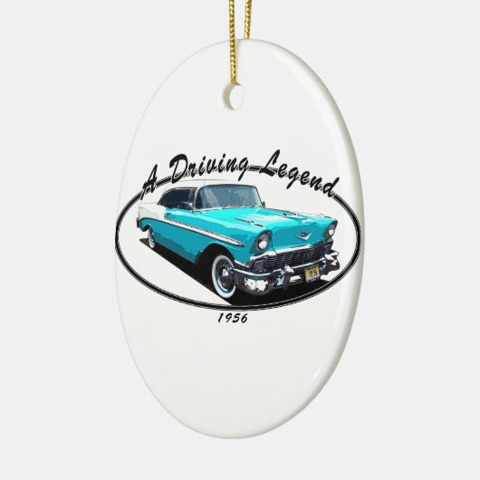 1956 BEL AIR BLUE KERAMISCH ORNAMENT (Links)