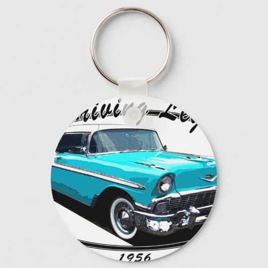 1956 BEL AIR BLUE SLEUTELHANGER (Voorkant)
