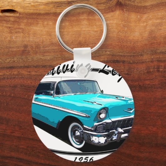 1956 BEL AIR BLUE SLEUTELHANGER (Voorkant)